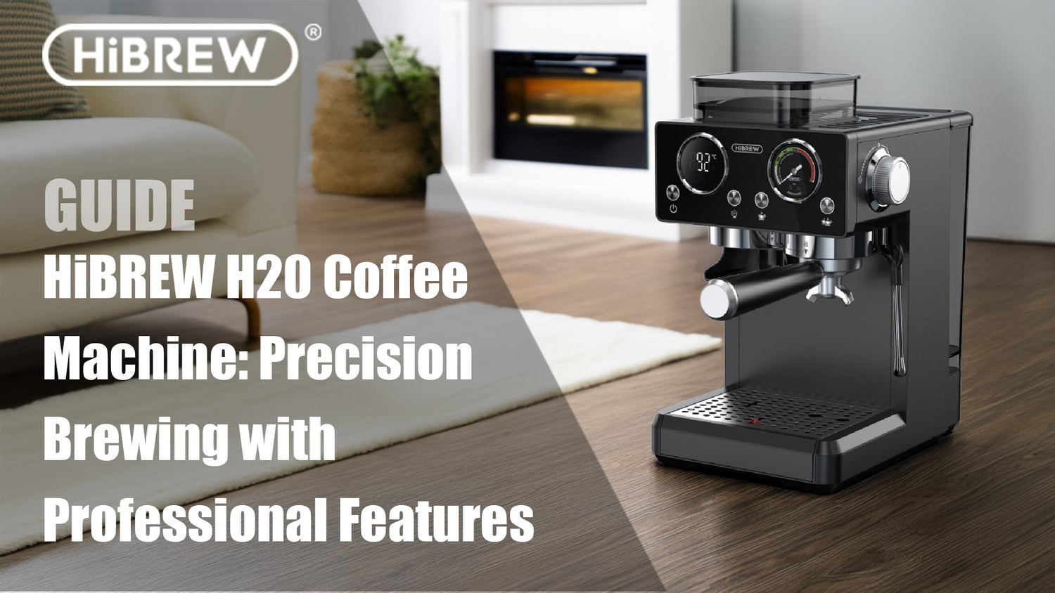 HiBREW H20 Coffee Machine: Precision Brewing with Professional Features