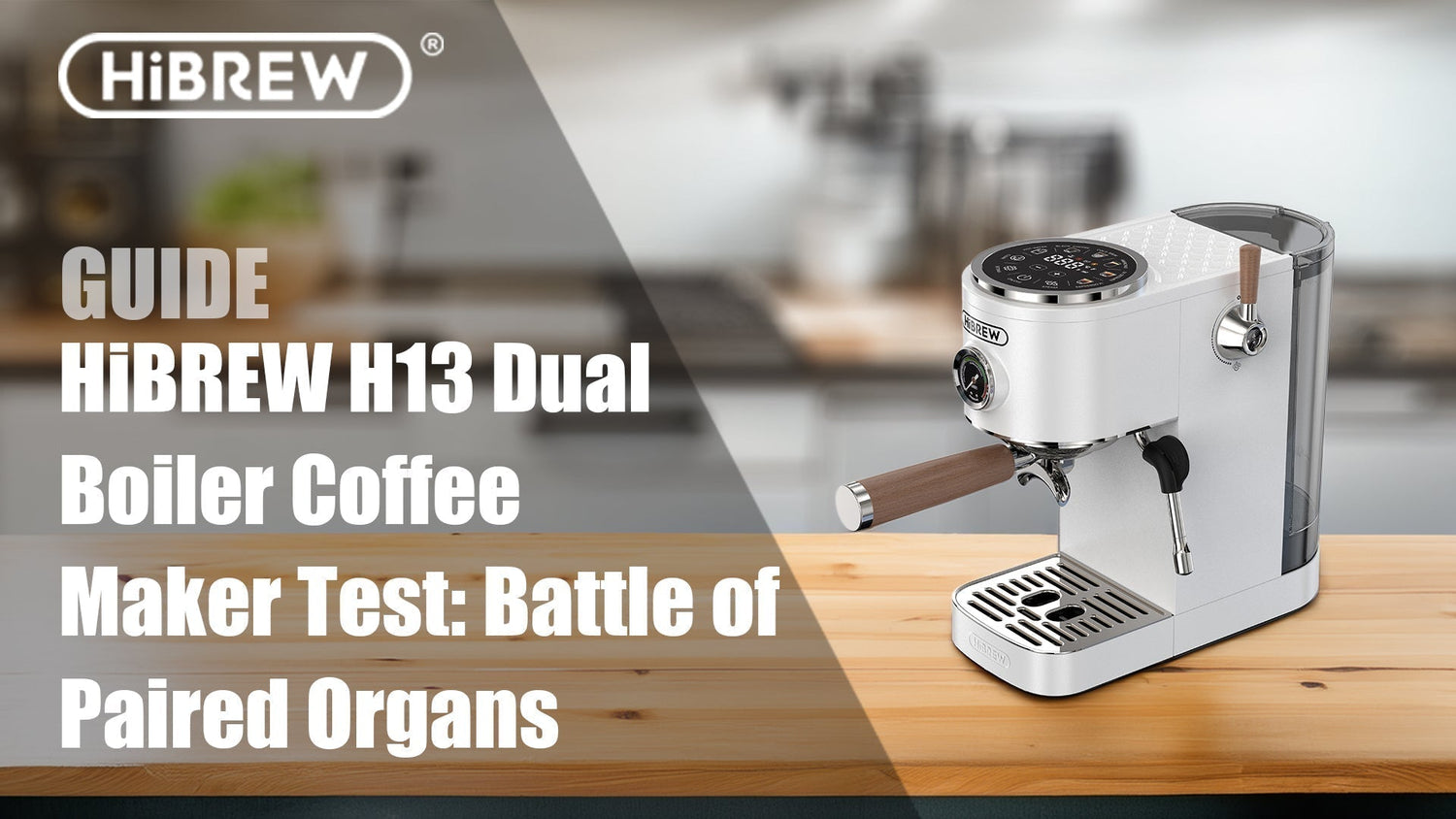 HiBREW H13 Dual Boiler Coffee Maker Test: Battle of Paired Organs