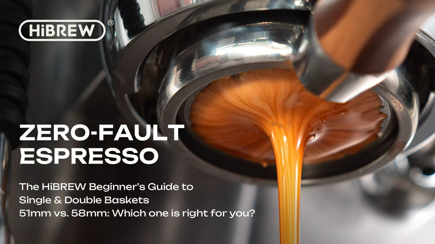 Unlock Coffee Shop-Quality Crema at Home: The HiBREW Beginner’s Guide to Portafilter Baskets