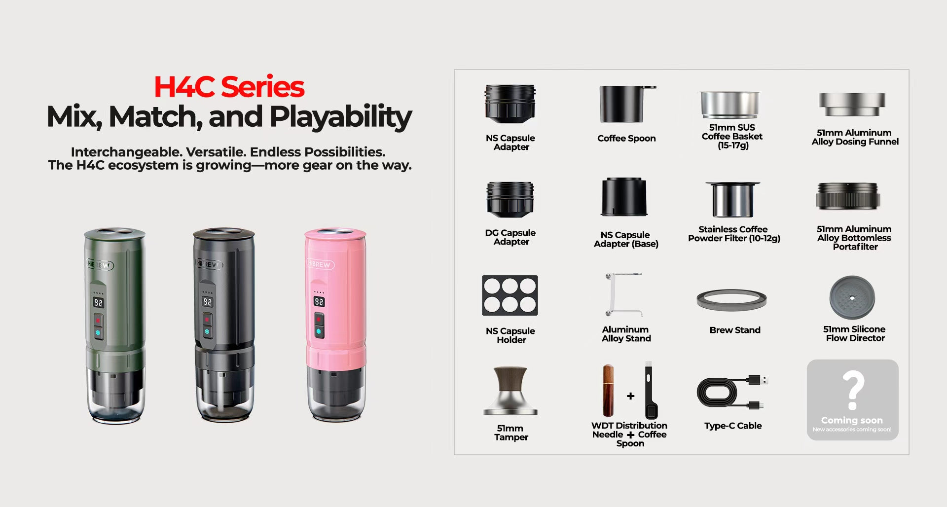 Accessories for H4C Series