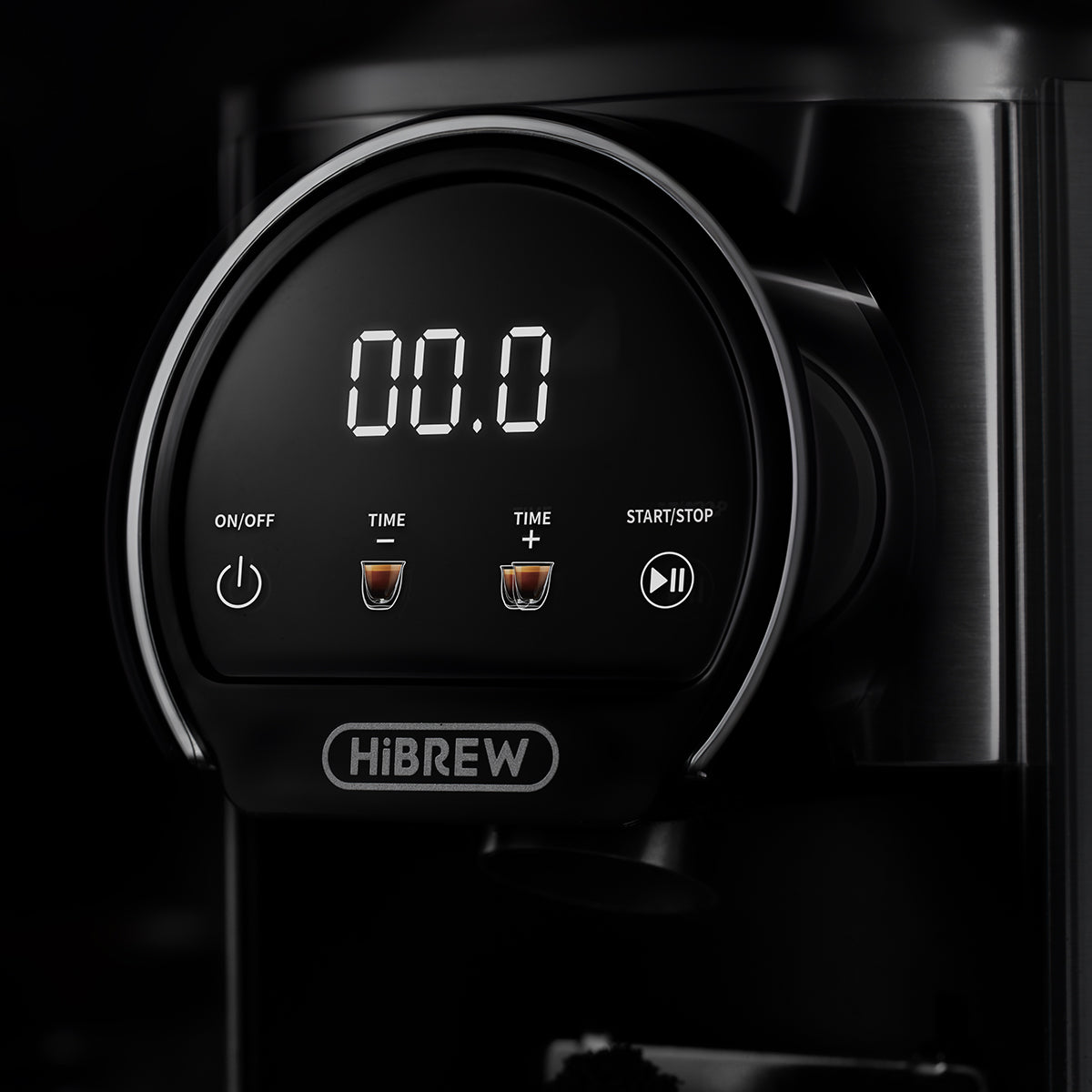 HiBREW G3 Plus: 31 مستوى للطحن الدقيق، تقنية بلازما مضادة للكهرباء الساكنة، مطحنة قهوة بشاشة لمس ذكية – مثالية للإسبريسو، الصب اليدوي والمزيد