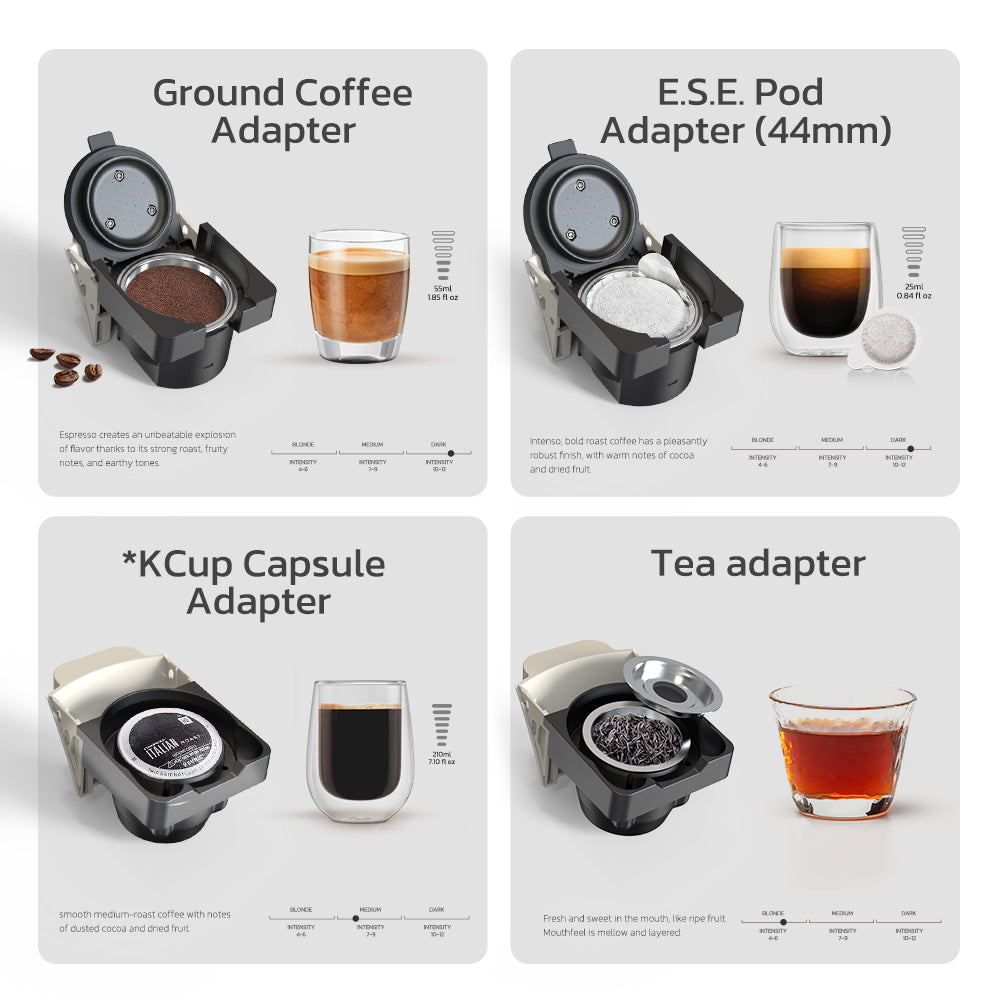 آلة صنع قهوة كبسولة 6 في 1 من HiBREW H1B