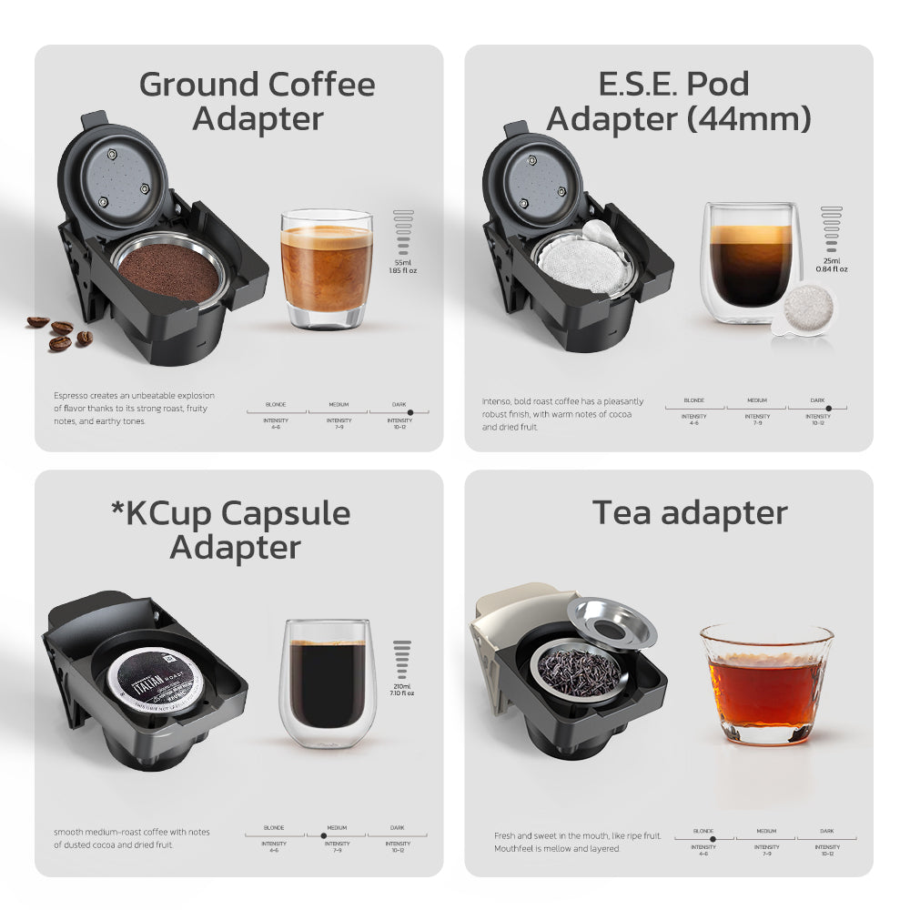 آلة صنع قهوة كبسولة 6 في 1 من HiBREW H1B