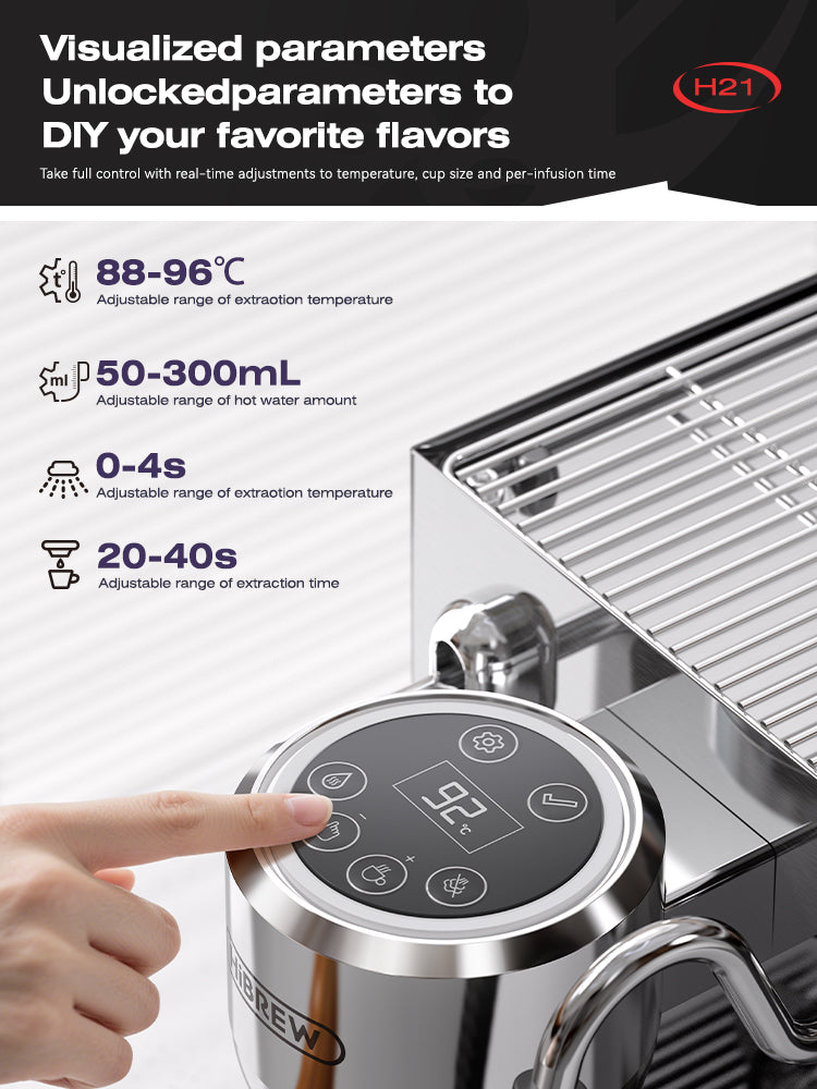 HiBREW H21 Espresso Machine – Professional Coffee Experience at Home