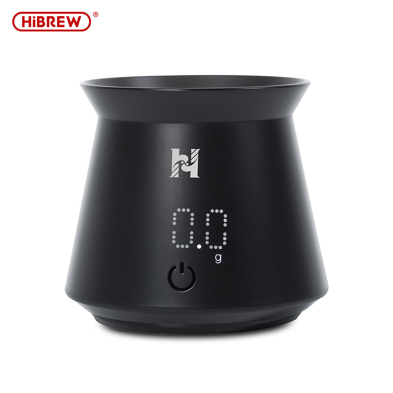 HiBREW Portable Digital Coffee Scale & Measuring Cup High-Precision 0.1g Espresso Scale for Portafilter Spout