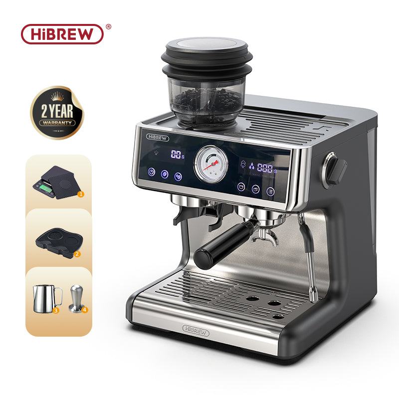 HiBREW Dual Boiler System Barista Pro Espresso Coffee Machine H7A