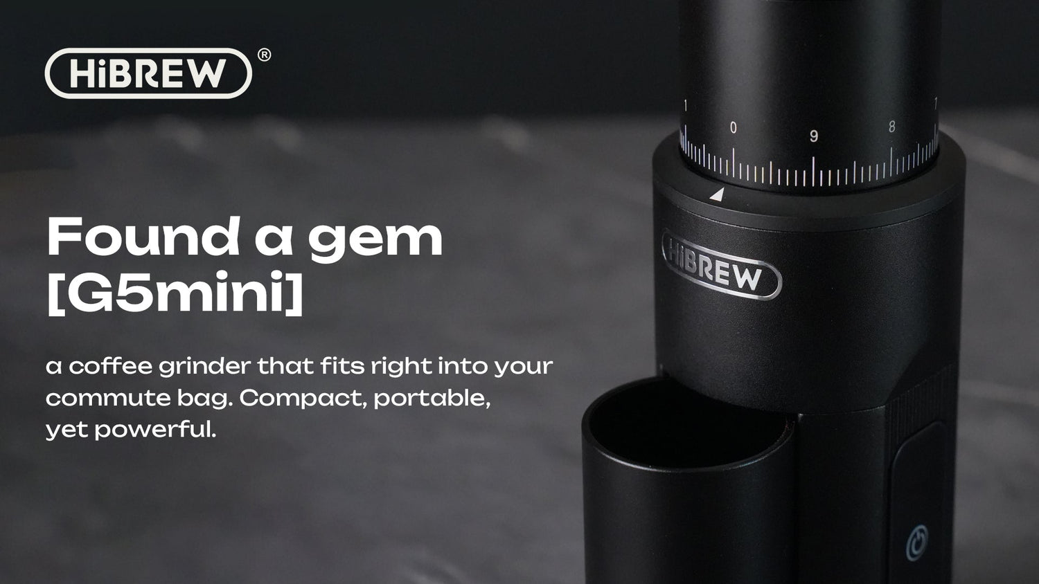 Found a gem  [G5mini] — a coffee grinder that fits right into your commute bag. Compact, portable, yet powerful.