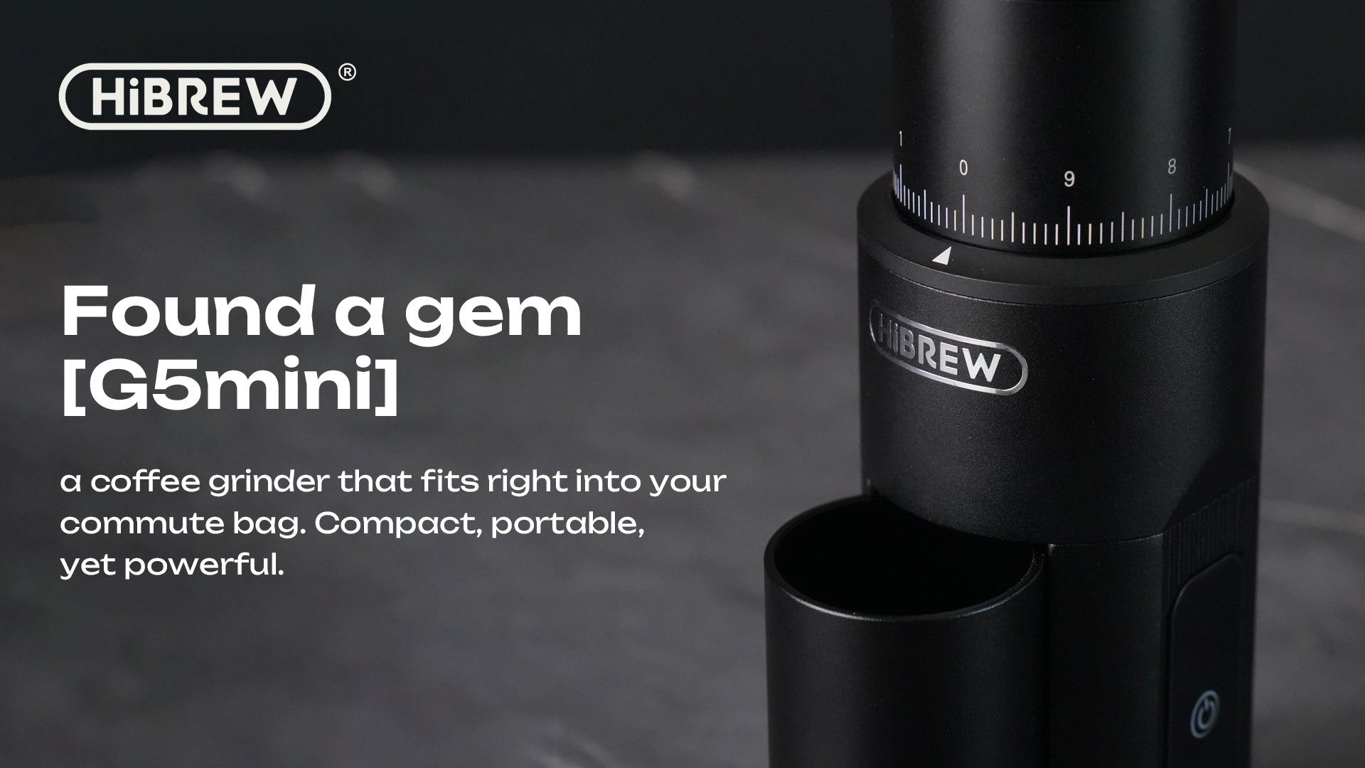 Found a gem  [G5mini] — a coffee grinder that fits right into your commute bag. Compact, portable, yet powerful.