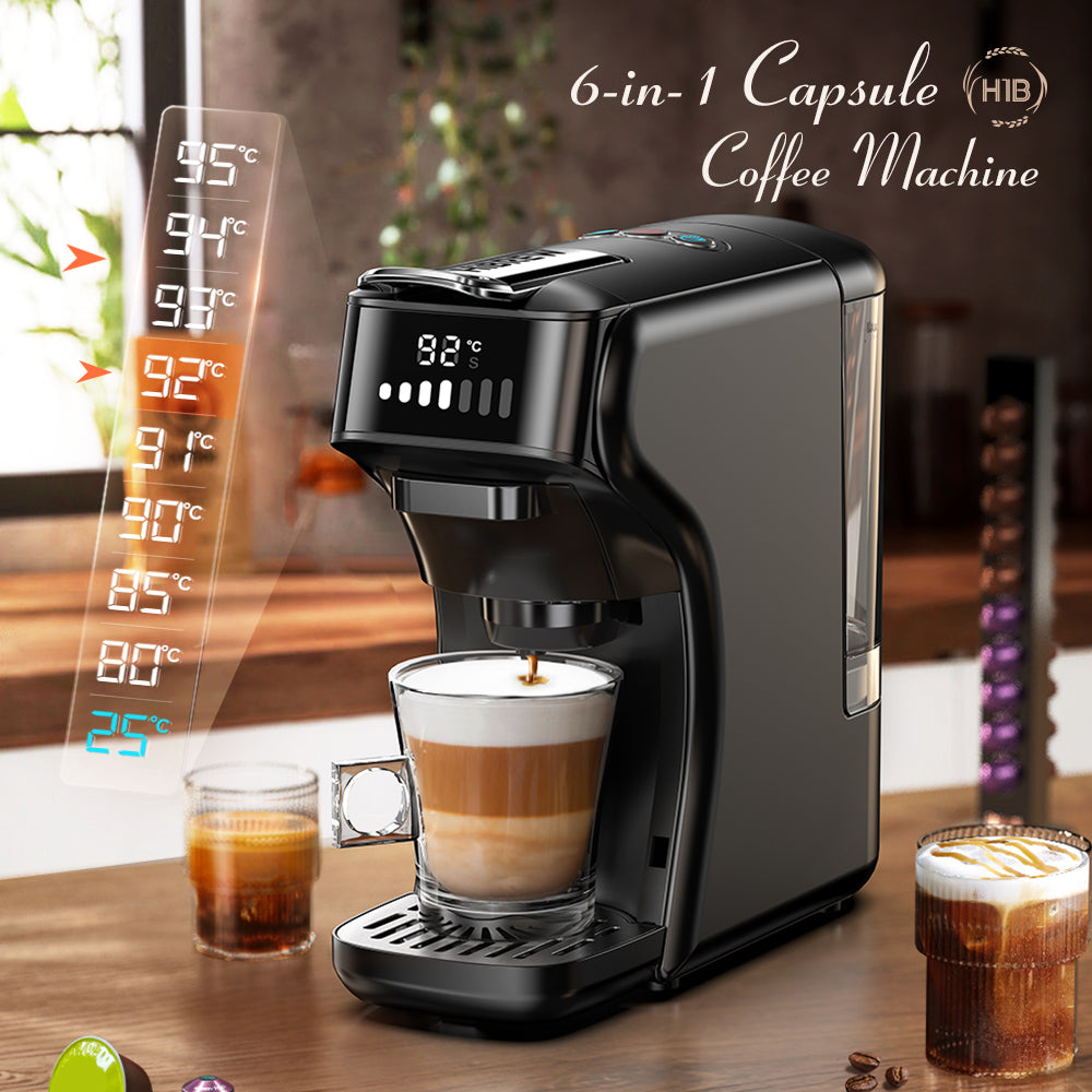 آلة صنع قهوة كبسولة 6 في 1 من HiBREW H1B