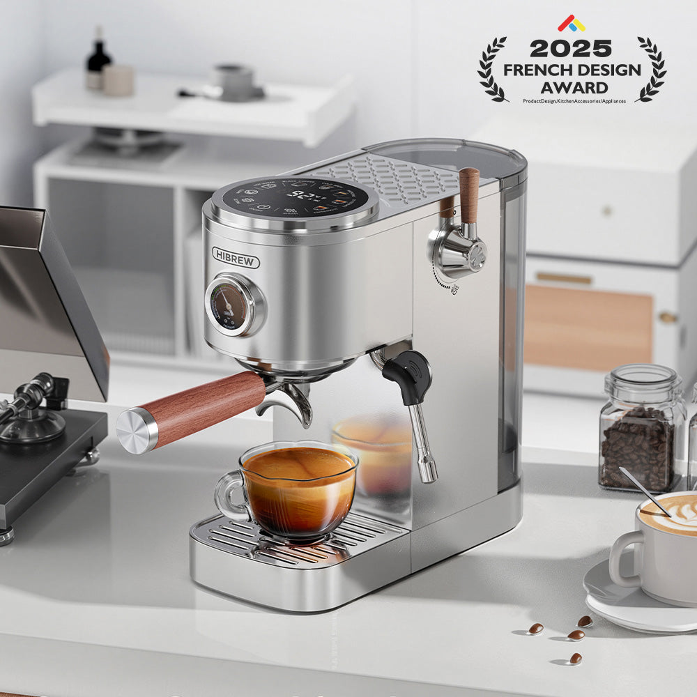 HiBREW Dual Boiler Espresso Machine with Intuitive Touchscreen H13