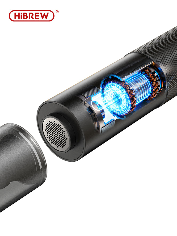 HiBREW Mini Vacuum Cleaner V1 Premium Version Brushless Motor & Magnetic Charging
