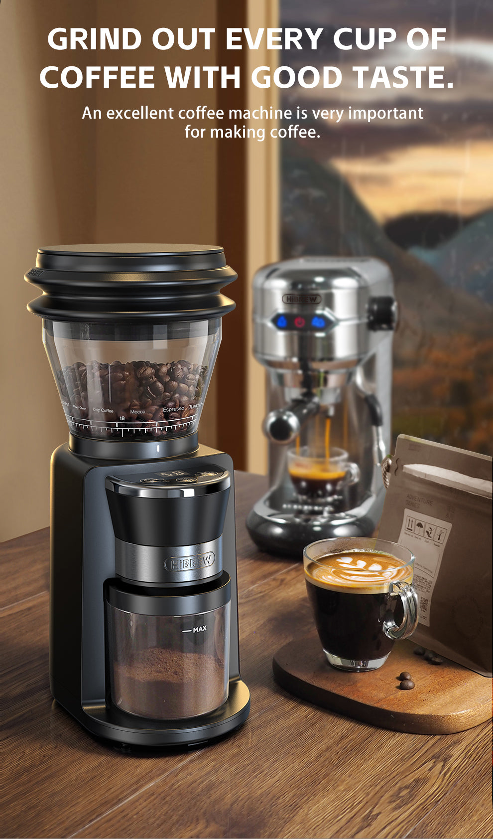 HiBREW Kaffeemühle G3 