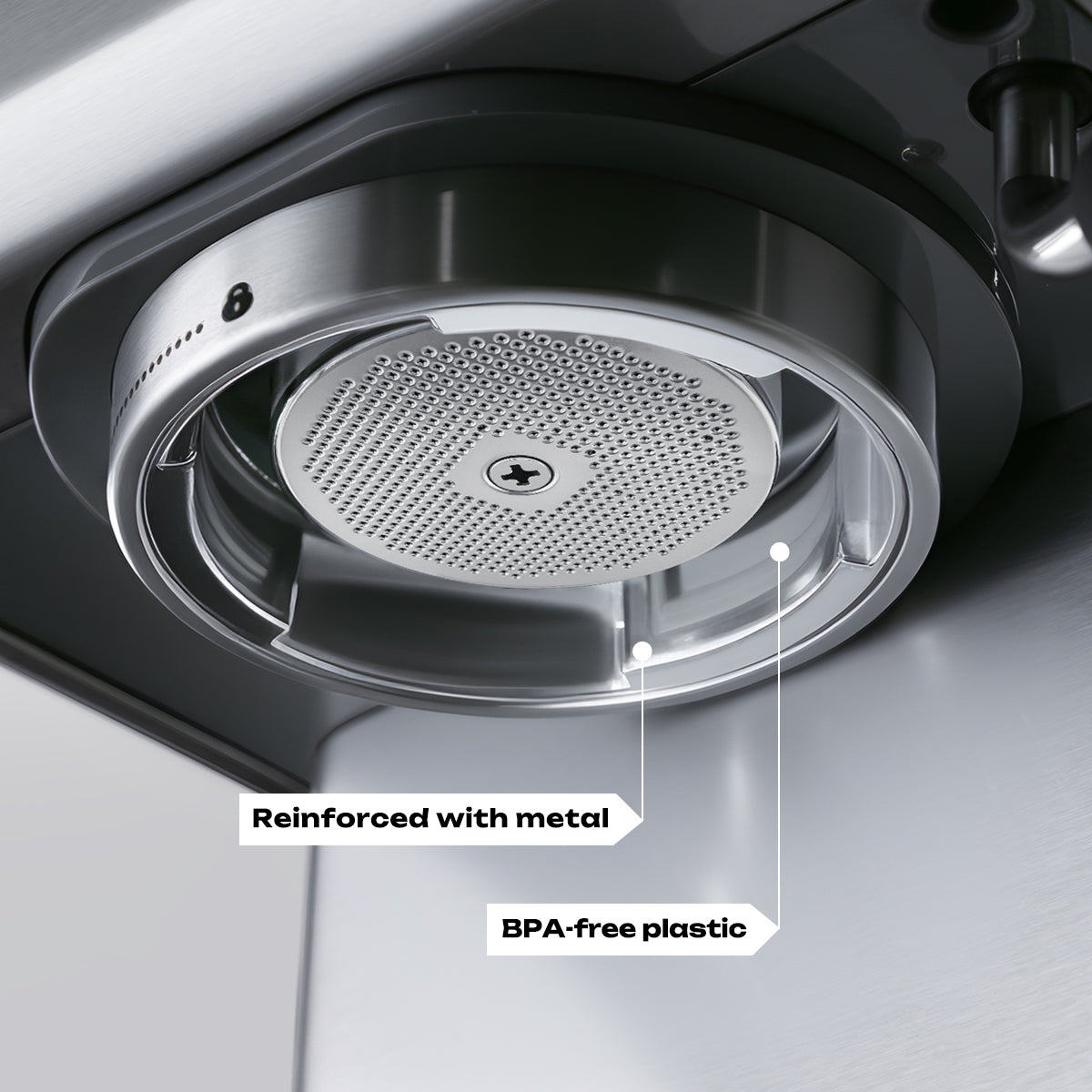 HiBREW H10 Semi-Automatic Espresso Machine | 15Bar Pump | 1.8L Tank | Adjustable Temperature Control