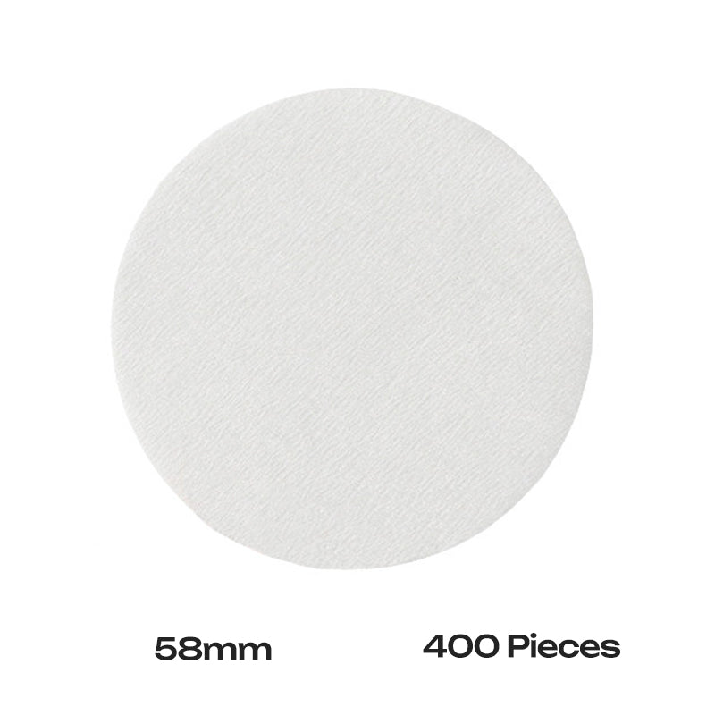 Round Coffee Paper Filters 51mm 58mm for HiBREW Espresso Maker, Unbleached Disposable Puck Screen Paper for Espresso Portafilter Basket