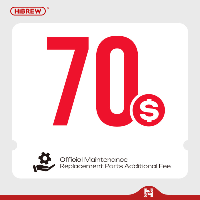 Official Maintenance Replacement Parts Additional Fee