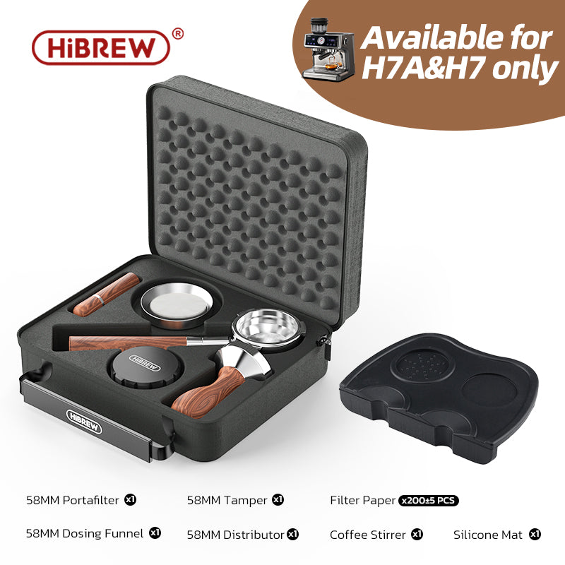 HiBREW H7A & H7 58mm Bottomless Powder Handle Portafilter