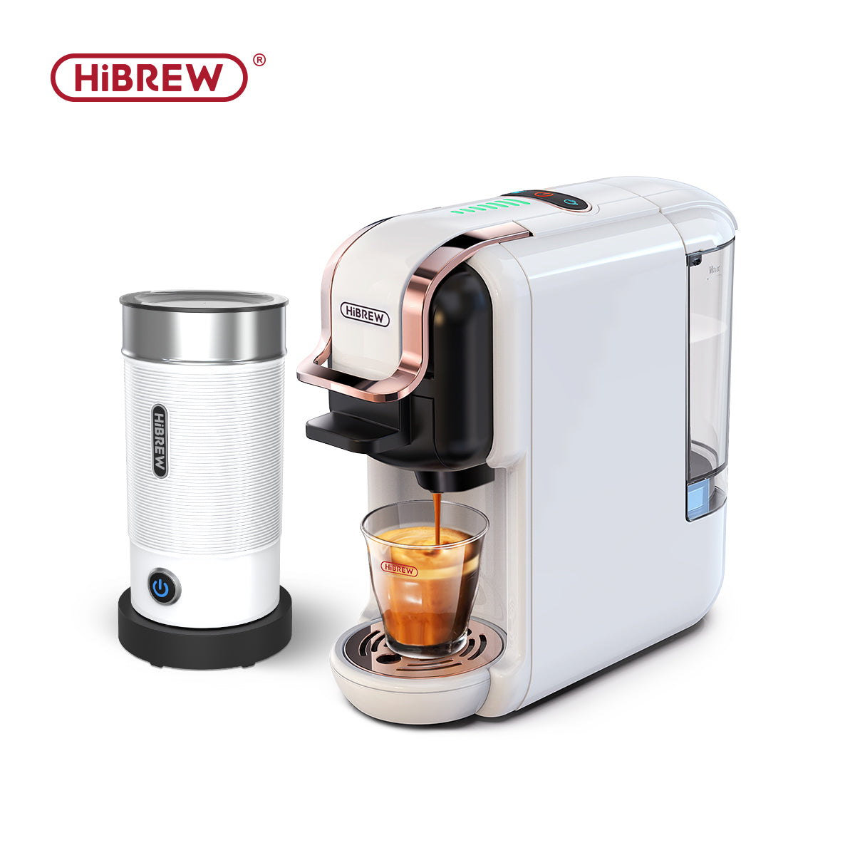 HiBREW 5 in 1 Multiple Capsule Coffee Machine  20Bar H2B